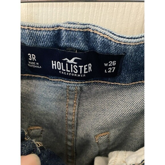 Hollister Ultra High Rise Mom Jeans 3R W26 L27 - Picture 3 of 4